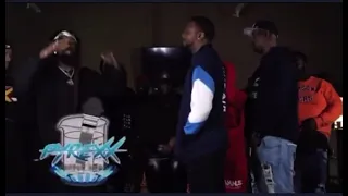 Battle rapper gets punched in the face during battle😩😩😩