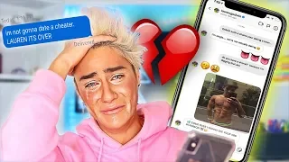 CATFISHING my Girlfriend to see if she cheats.. (you won't believe this)