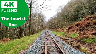 Deer Crossing The Track On The Ravenglass & Eskdale Railway [4k]