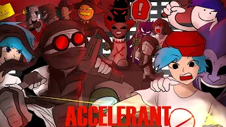 Accelerant but Every Turn a Different Character Sings (FNF Animation)