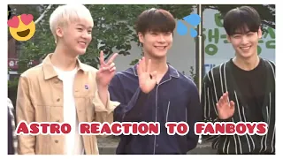 Astro (아스트로) Reaction To Fanboys