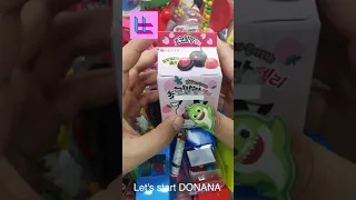 spongebob, Very Yummy Jelly, Chocolate, Marshmallow, Candy ASMR 도나나 DONANA