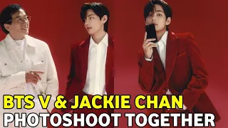 BTS Taehyung & Jackie Chan Photoshoot Together For Siminvest 2024