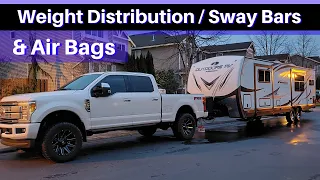 Setting up a Weight Distribution Sway Control Hitch with Airbags