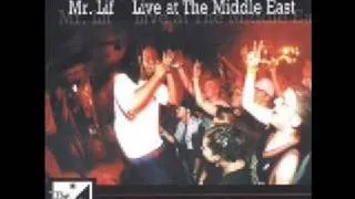 Mr. Lif Live at the Middle East club freestyle session