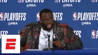 Draymond Green goes off after reporter asks about Warriors 'wanting' Rockets | ESPN