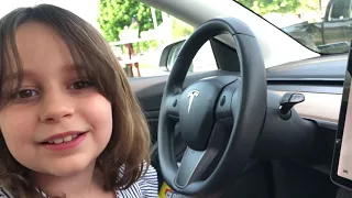 Tesla Tutorial with Eight-Year-Old Aurora, Part 1