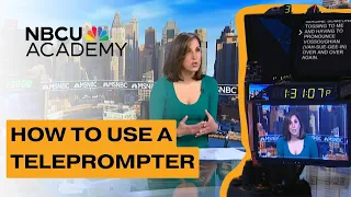 Anchoring and Teleprompters - NBCU Academy 101