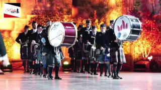 Massed Band (pipes & drums) @ Sankt Galler Tattoo 2016