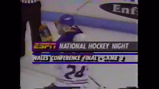 Pierre Turgeon Deflection Goal from Malakhov on Patrick Roy Gm. 2 1993 Wales Final