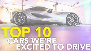 Top 10 New Cars We're Really Excited to Drive in 2018: Toyota Supra, Porsche Mission E and More