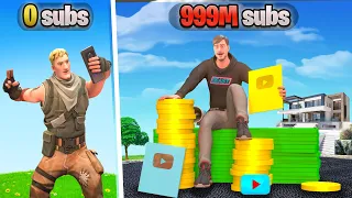 Becoming a YOUTUBE Billionaire (Fortnite Tycoon)