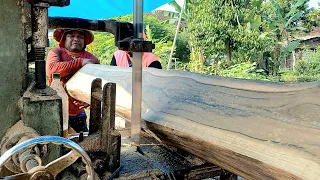 Ancient Teak Wood‼️Door Board Material, Assembled Wood Chainsaw Chop