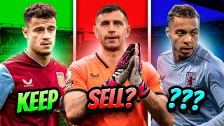 KEEP or SELL? Which ASTON VILLA Players Should STAY Next Season?
