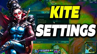 Use This KITE SETTINGS! - Player Attack Move Click: SPACE | Vayne Montage 15