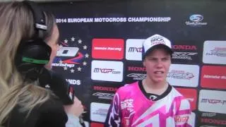 Interview with 15 years old Jere Haavisto, winner of EMX150 Valkenswaard MXGP motocross