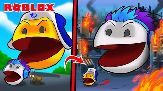 PURA PURA JADI PAC-MAN KECIL PADAHAL AKU PAC-MAN TERBESAR NO 1 DI ROBLOX!!!