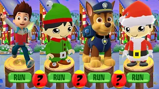 Tag with Ryan Christmas Update vs PAW Patrol Ryder Run - All New Characters Unlocked Combo Panda