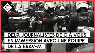 En immersion avec une équipe de la BRAV-M - La Story - C à Vous - 07/04/2023