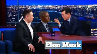 Elon Musk Might Be A Super Villain - The Late Show #trending #elonmusk #stephen