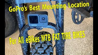🏆Best Place to mount a GoPro on 🛵E-Bikes, 🚴‍♂️MTB , 🚲Road, 🚵🏻‍♂️FAT TIRE Bikes👍🏻