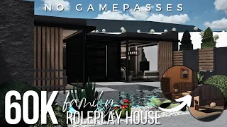 BLOXBURG | NO GAMEPASS Family Roleplay House | 60k | Speedbuild
