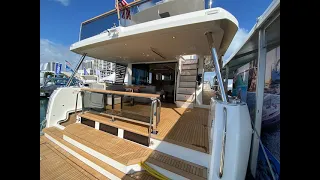 GRAND TRAWLER 62 by BENETEAU YACHT TOUR at MIAMI BOAT SHOW 2022   SD 480p