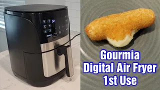 Gourmia 6 QT Air Fryer First Use – Cooking A Cheese Stick