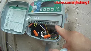 RainBird Sprinkler control box (ESP-TM2) install and explain - 3 zones for me (wifi ready)