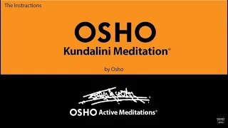 OSHO KUNDALINI MEDITATION [Osho Active Meditations]