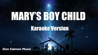 MARY'S BOY CHILD | Karaoke Version | Instrumental with Lyrics | (Christmas Song)