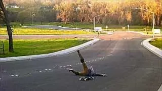 EPIC Painful Longboard Crash