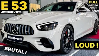 2022 MERCEDES E53 AMG Sedan BRUTAL Exhaust SOUND FULL In-Depth Review Exterior Interior Infotainment