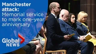 Manchester attack: Prince William attends memorial marking one-year anniversary