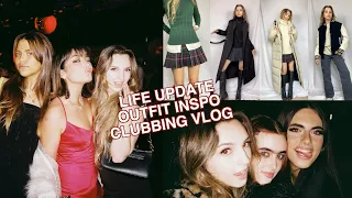 life update, styling coats for winter, party/clubbing vlog | ad