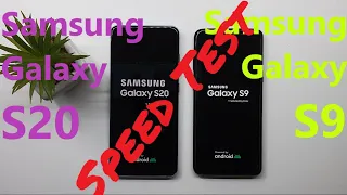 Samsung Galaxy S20 vs Samsung Galaxy S9 - SPEED TEST + multitasking - Which is faster!?