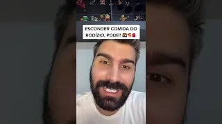 ESCONDER COMIDA DO RODÍZIO E LEVAR PRA CASA PODE CONFIGURAR O CRIME SE ESTELIONATO - ART. 171 CP