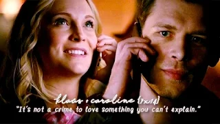 Klaus & Caroline | "It’s not a crime to love something you can’t explain." {7x14}