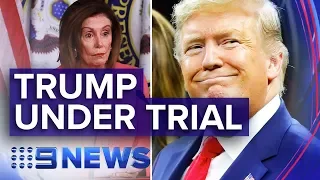 Trump's impeachment trial to go ahead | Nine News Australia