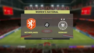 ⚽ Netherlands Women vs Germany Women ⚽ | International Friendly (24/02/2021) | Fifa 21