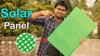 How I Made a Solar Panel Using LED