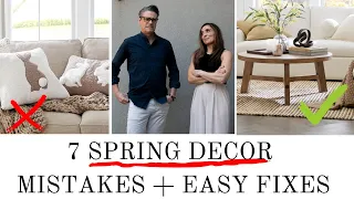 SPRING DECORATING MISTAKES + BUDGET FRIENDLY & EASY FIXES | HOUSE OF VALENTINA