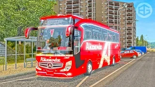 Mercedes Travego BUS ETS2 1.36 (Euro Truck Simulator 2)