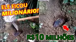 FORTUNA CAIU DO CÉU - METEORITO RARO de R$10 milhões CAI em TELHADO DE CASA!