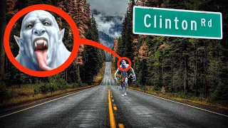 If your Drone see's this on Haunted Clinton Road, TURN Around and Drive Away FAST! (Don't Pass Him)