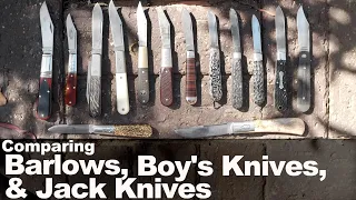 What are Barlows, Jack Knives, and a Boys Knife? Collection Overview and Comparisons GEC & Jack Wolf