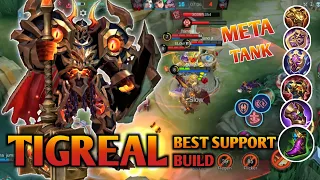 TIGREAL | TIGREAL  BEST BUILD 2024 | TIGREAL GAMEPLAY | MLBB