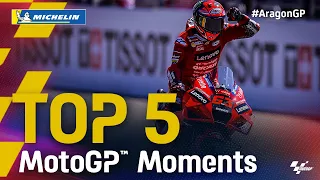 Top 5 MotoGP™ Moments by Michelin | 2021 #AragonGP