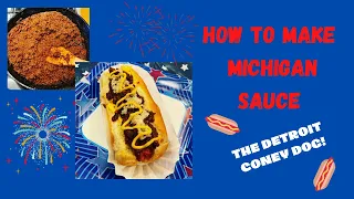 How To Make Michigan Sauce ~ The Detroit Coney Dog!