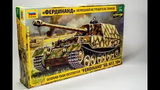 Zvezda 3653 1/35 - Ferdinand - Kit Review